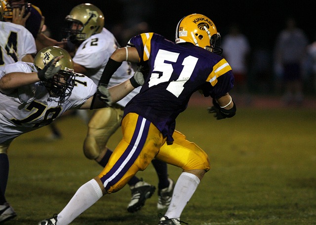 在足球比赛 在足球比赛